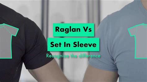 raglan sleeves vs set ins.